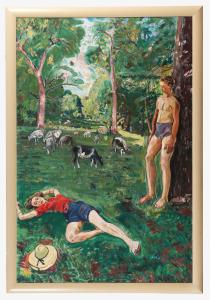 Mario Cavaglieri, After the Bath, 1929